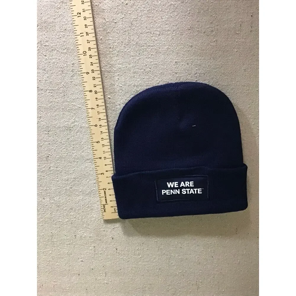 Penn State Knit Hat One Size Blue NWOT “We are Penn State “ Beenie Warm hat
